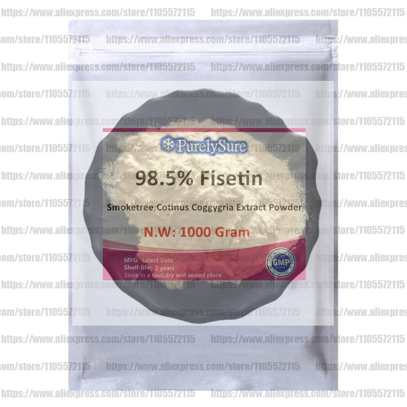 COA  AE Customized 98% Fisetin Powder Smoketree Cotinus Coggygria Extract Powder Packing Base Price for Global Buyers