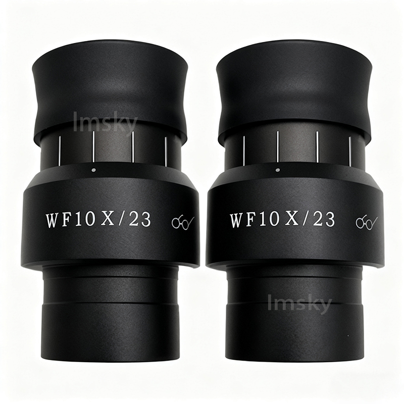 1 個 2 個 WF10X-23mm WF10X/23mm 10X 広視野接眼レンズ双眼三眼実体顕微鏡用取付サイズ 30 ミリメートル