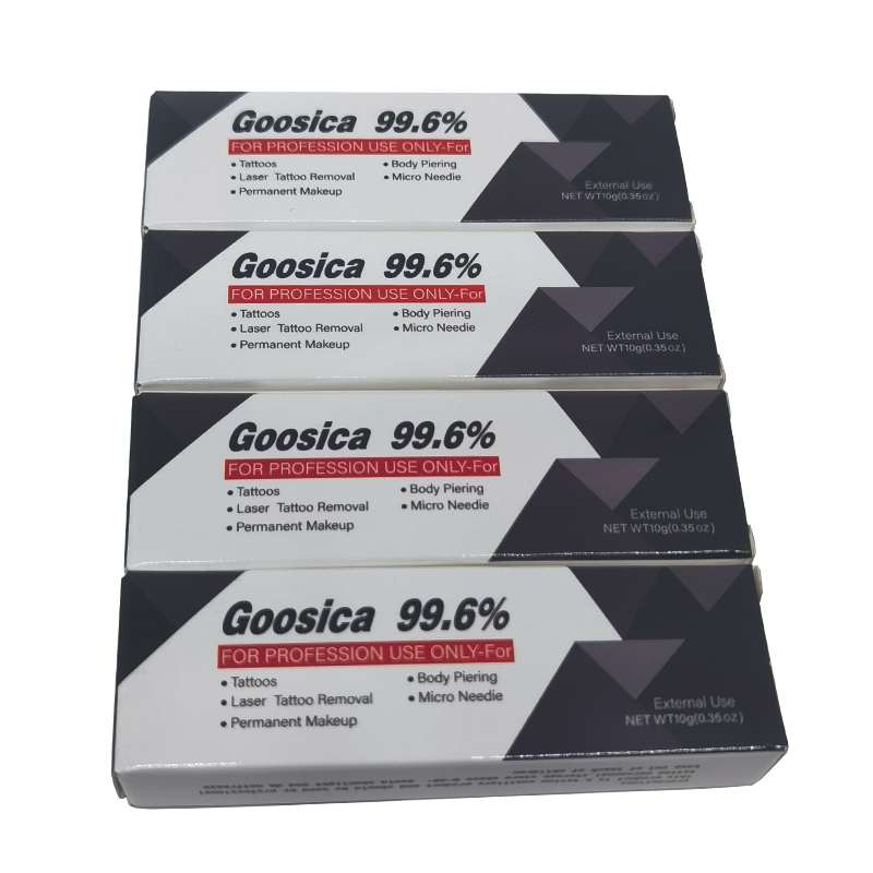 新しい 99.6% Goosica タトゥークリーム手術前半アートメイク眉毛唇ライナーマイクロブレーディングピアスボディ美容 10 グラム