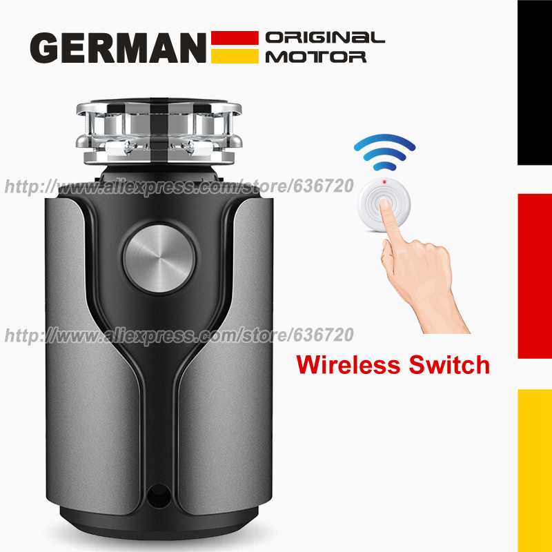 3X 粉砕食品廃棄物ディスポーザードイツ 1200 ワットモーター技術浄化アシスト 1 HP 家庭用ゴミディスポーザー
