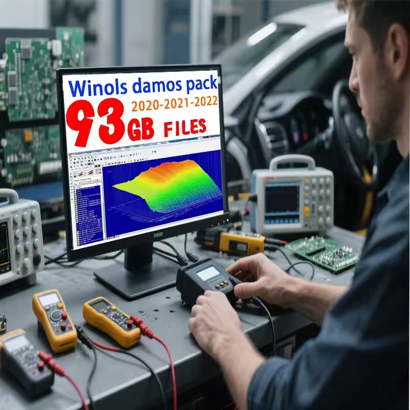2025 ベストセラー 93GB WINOLS DAMOS ビッグ アーカイブ Winols ソフトウェア用 Damos マップパック チップ チューニング マップ すべてのデータ マップ ファイル