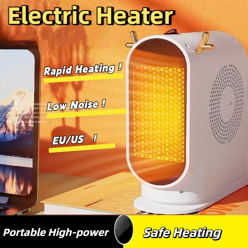 電気ヒーター冬ウォーマー家庭用デスクトップヒーターファン調節可能なサーモスタットルームヒーター家電暖房ストーブ