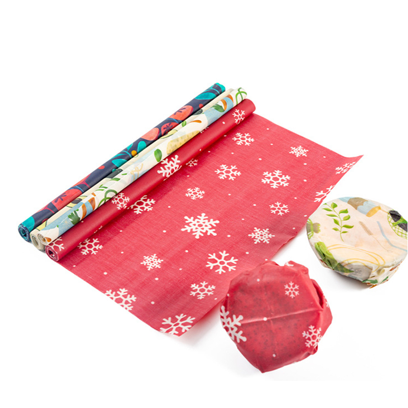 Bee's Wrap 再利用可能な蜜蝋食品ラップ、環境に優しい食品用蜜蝋ラップ、オーガニックコットン食品ラップ