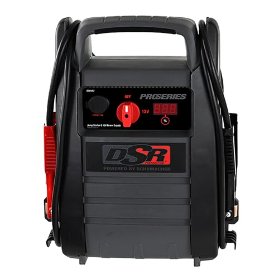 DSR ProSeries カーバッテリー ジャンプスターター ポータブルパワーステーション - 2250 ピークアンプ 12V ジャンプボックス デジタルディスプレイ付き 高耐久