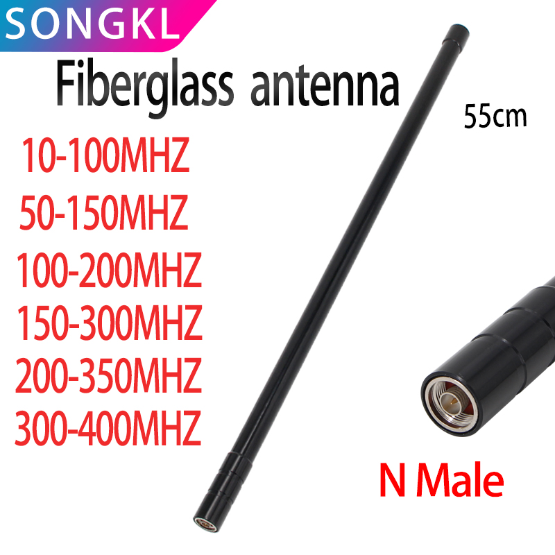 10-100mhz 50-150mhz 100-200mhz 150-300mhz 200-350mhz 300-400mhz グラスファイバーアンテナ N オス UAV ジャマーモジュールアンテナ ハイパワー