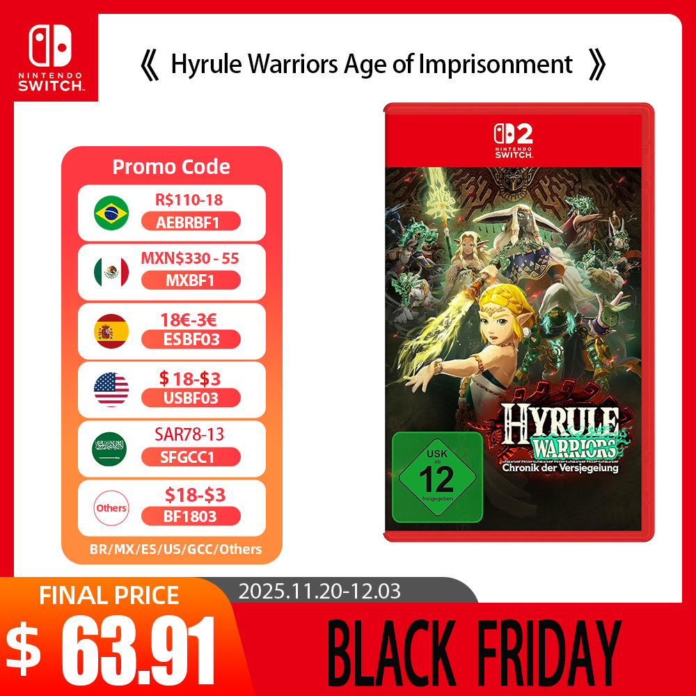 Nintendo Switch 2 ゲーム - ハイラル ウォリアーズ エイジ オブ プリズンメント - シグネチャー エディション スイッチ 2 用任天堂物理ゲームカード