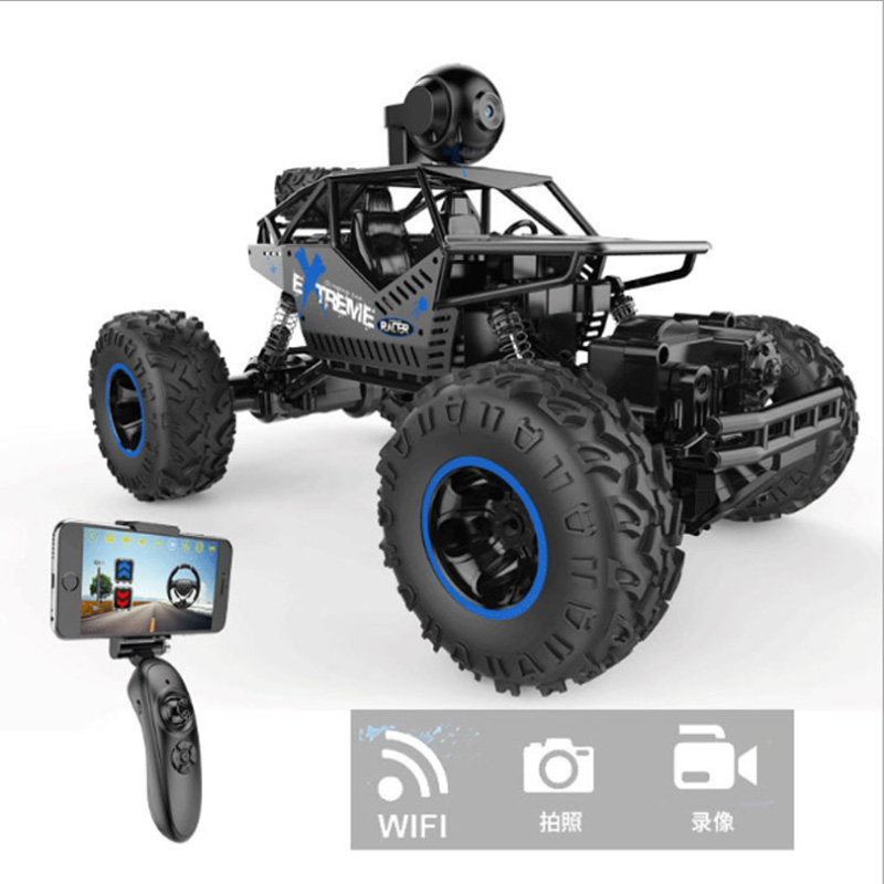 HD WIFI カメラ RC 合金ダイキャストカーアプリ制御モードビッグフットモンスタークライミングオフロードリモートコントロール車両少年少女ギフト
