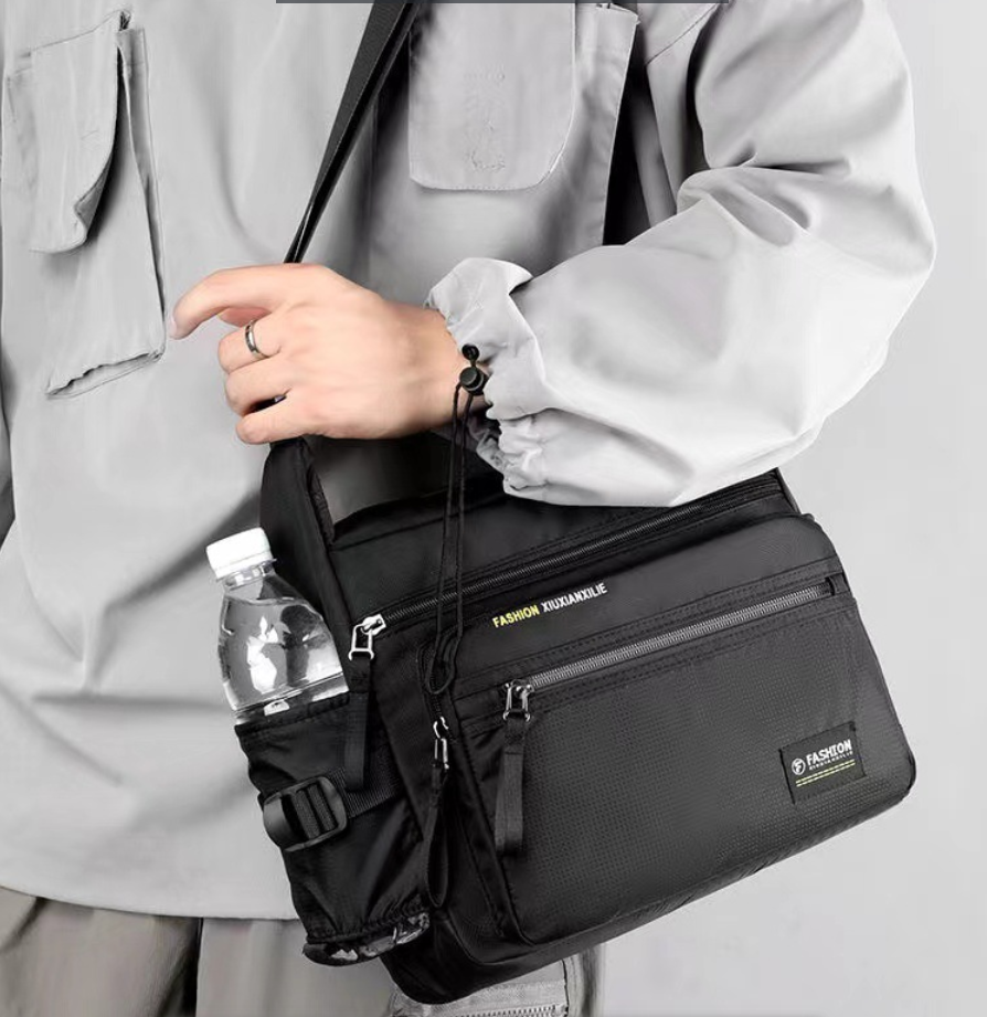 Multifunctional Crossbody Bags for Men, Nylon Waterproof Shoulder Bag, Luxury Design, 2026 NEW Bolsa de hombre Мужская сумка sac
