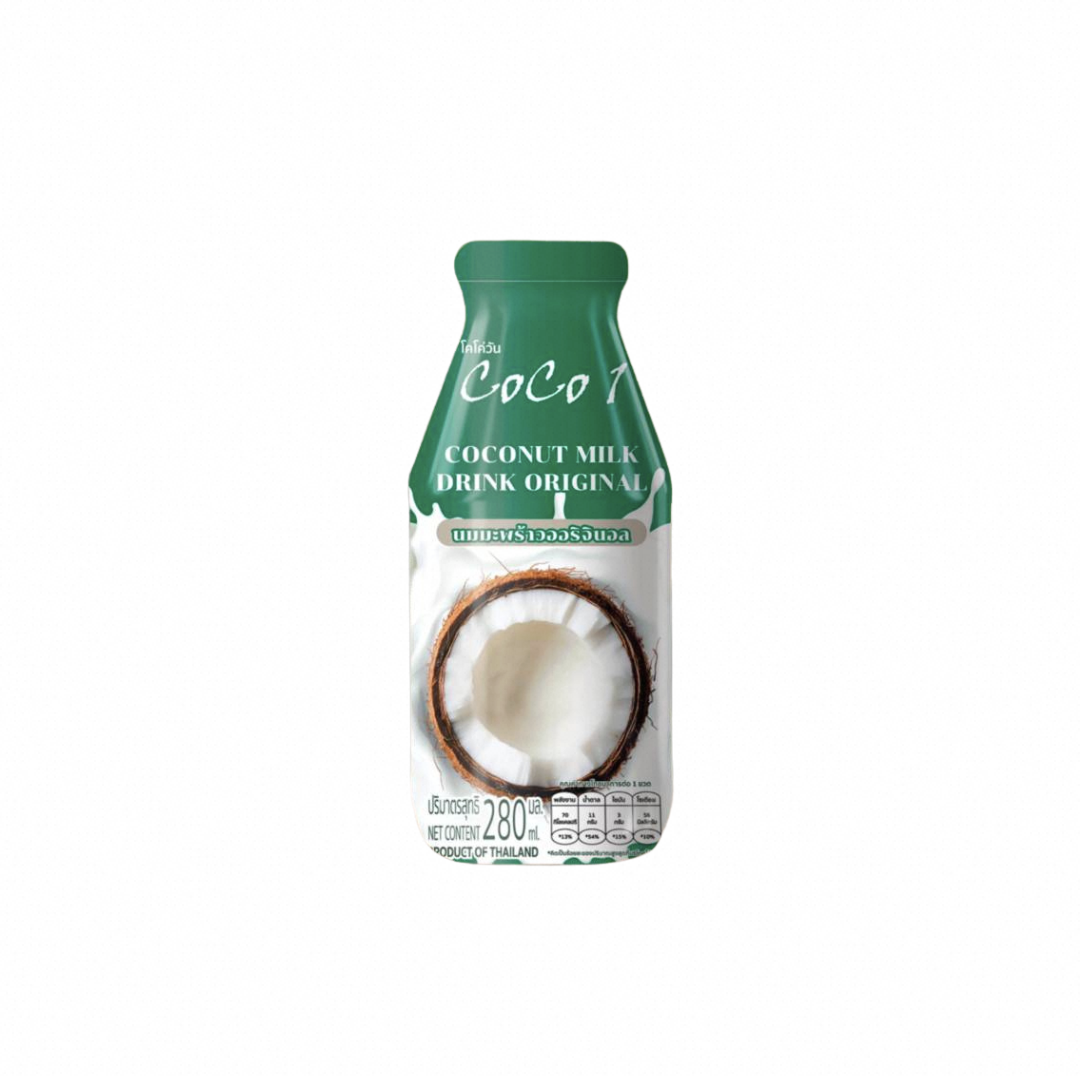 有機ココナッツミルクドリンクタイ 280ml 24 ボトル/箱 24 ヶ月の賞味期限シェイク飲料 Mollaptrap 卸売交渉可能