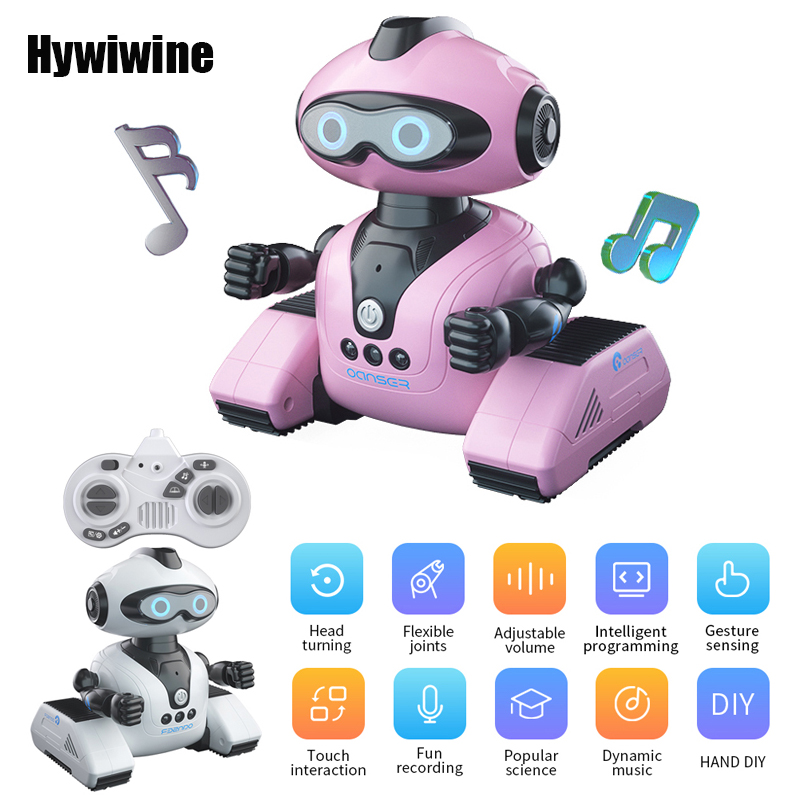 ミニ RC ロボットセンシング CADY WIDA インテリジェント玩具プログ​​ラミング教育音楽ダンスロボット自動フォロージェスチャー制御おもちゃ子供のため