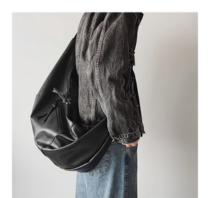 Wholesale Fashionable Black Shoulder Bags for Men (Crossbody Style)