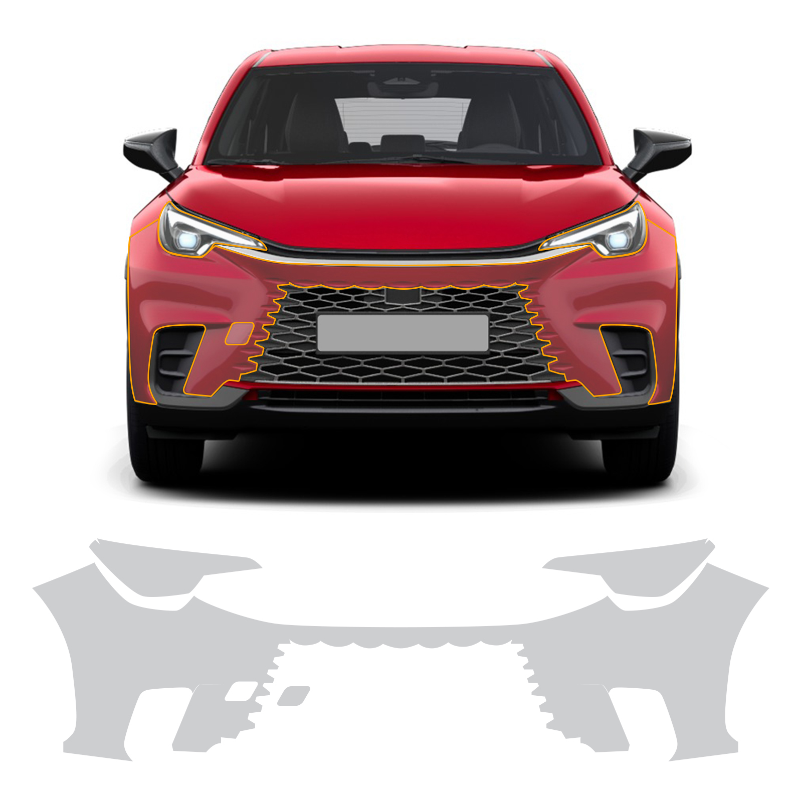 レクサス LBX 2023-2026 目に見えない車ラップ TPU フィルム保護層傷つきにくい車の部品車の修正アクセサリー