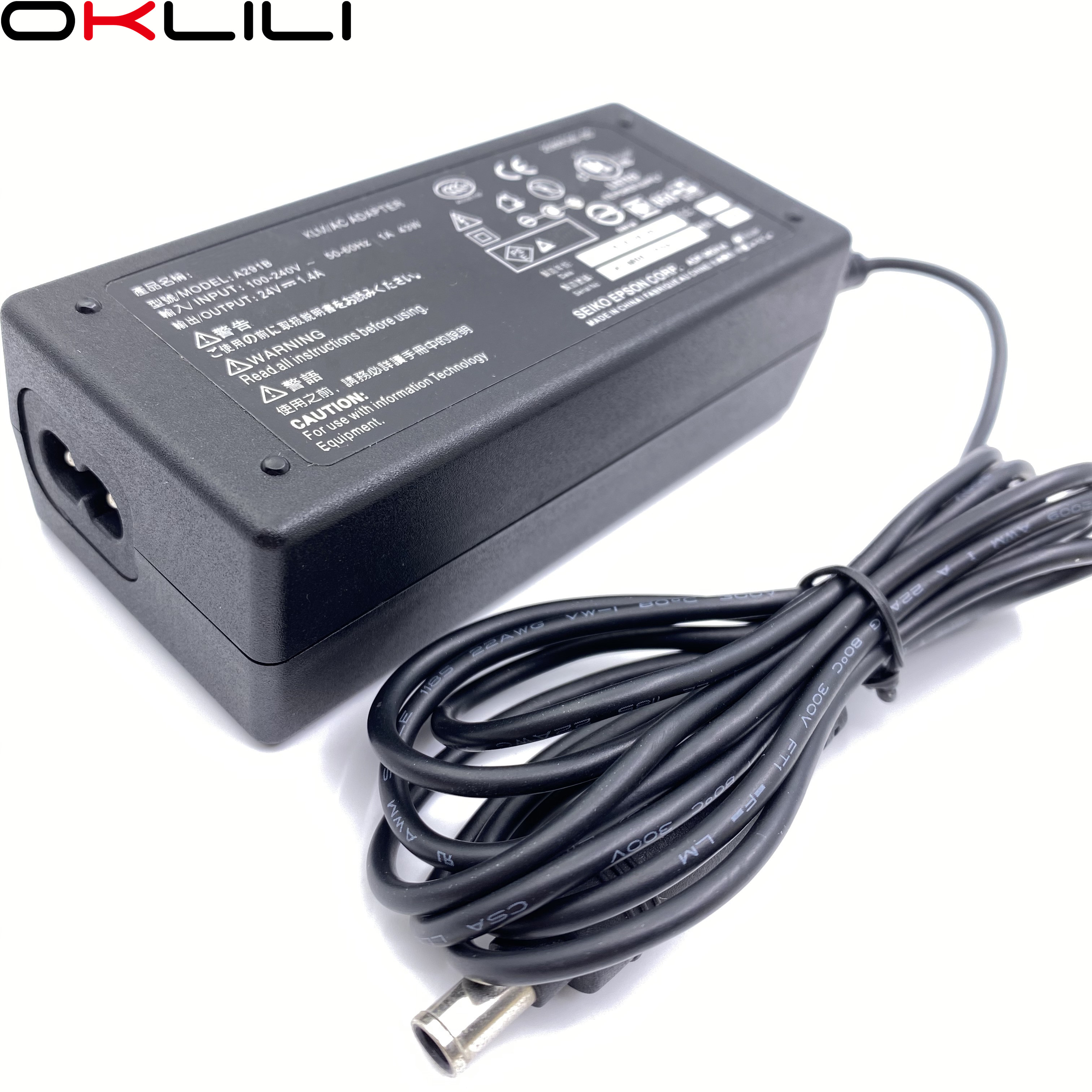 AC アダプタ充電器電源エプソン V500 V550 V600 V700 V750 V800 V850 3170 4180 4490 4990 GT1500 GT2500 DS510 DS520 DS560