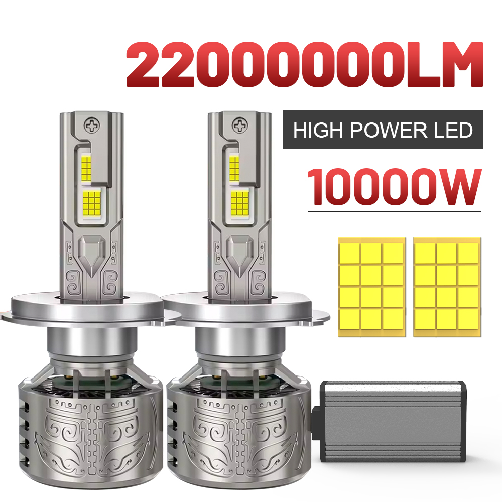 22000000LM H4 Canbus LED ヘッドライト電球 10000 ワット H7 H11 H1 9005 HB3 9006 HB4 9012 HIR2 ターボ自動ヘッドランプ 12V 24V 車のライト