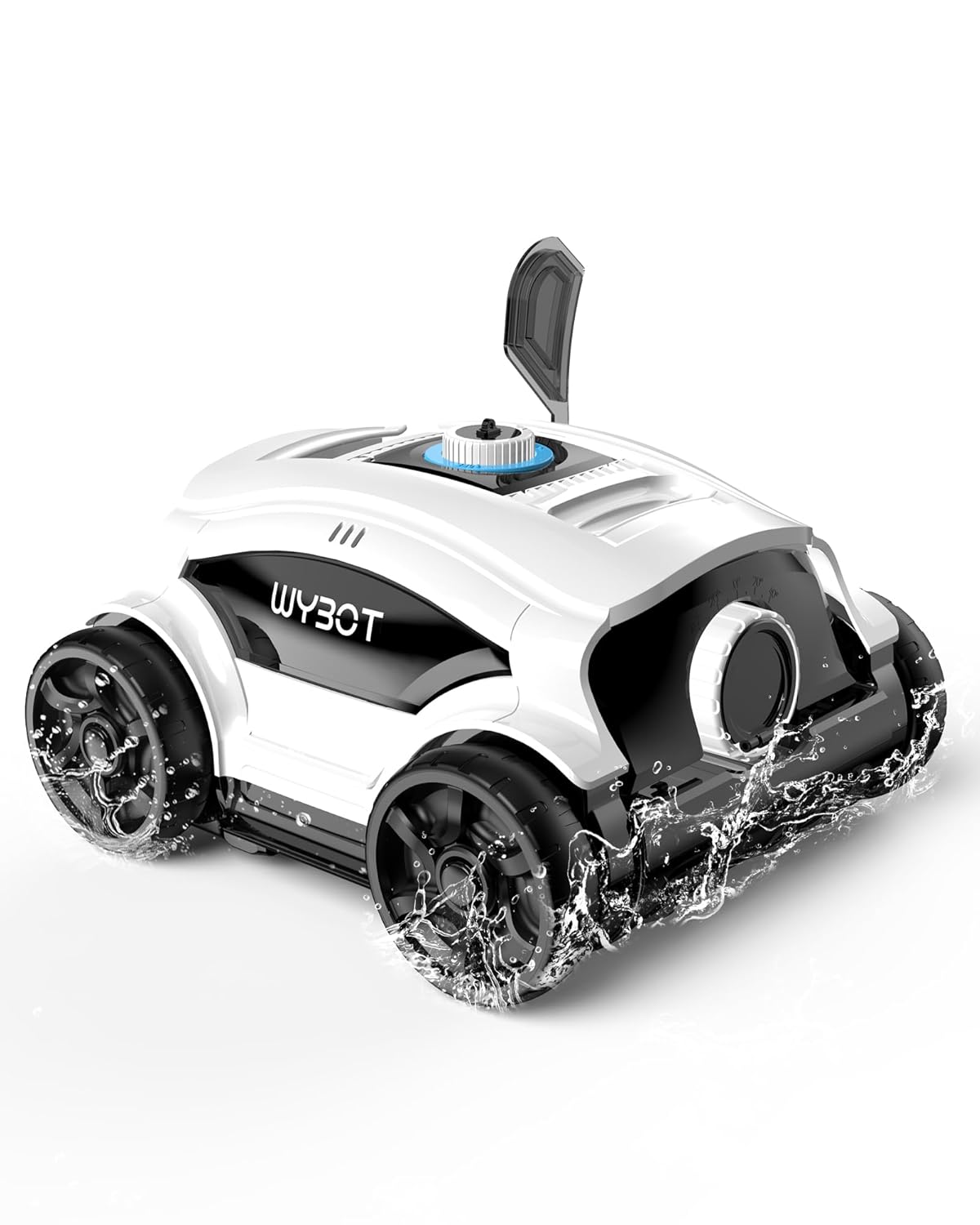 WY1103 ロボットプールクリーナー、コードレスプールロボット掃除機、50W強力吸引、130分の実行時間、セルフパーキング、理想、カスタム