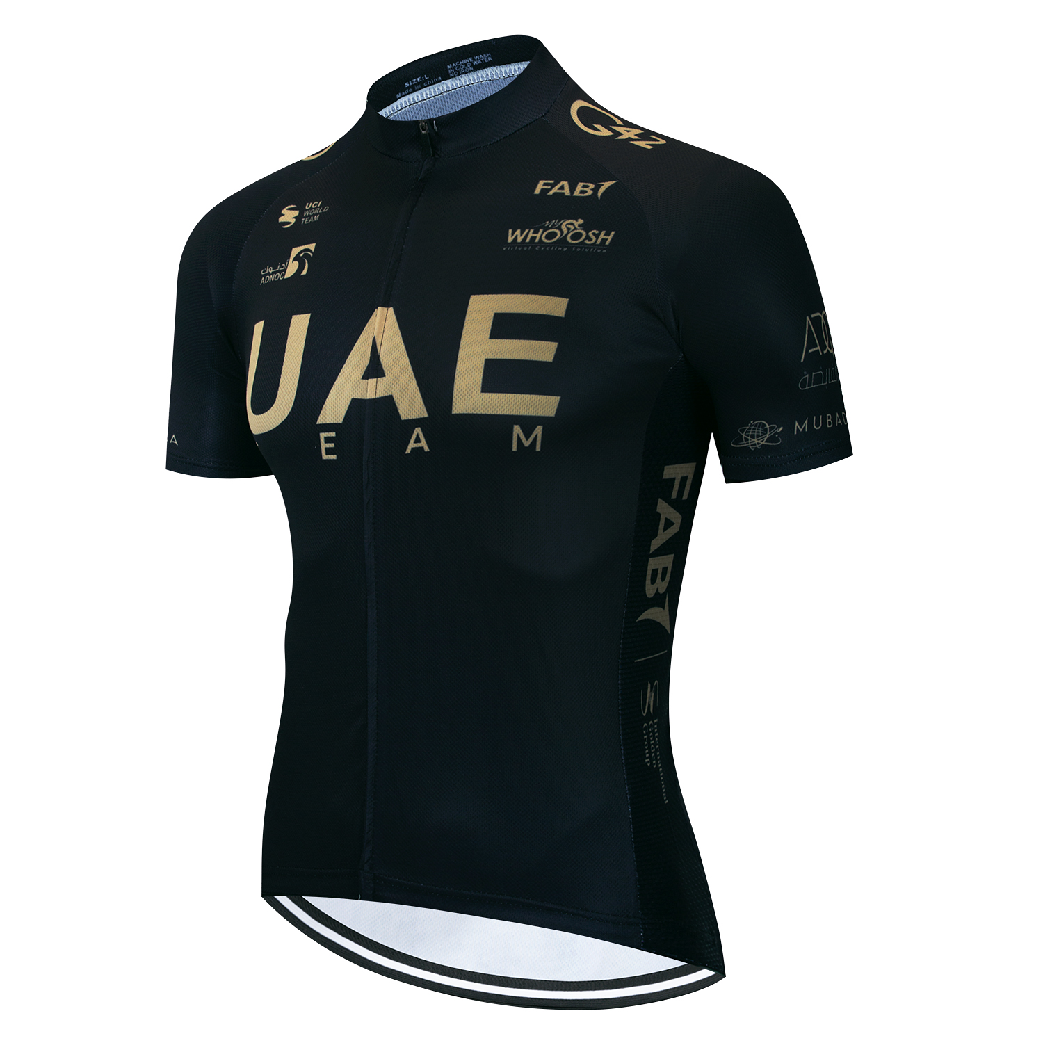 UAE プロチームサイクリングジャージ夏通気性男性半袖自転車服サイクリングシャツマウンテンバイクサイクリング服