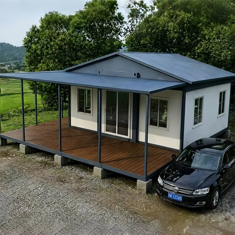 Quick Unfolding Tiny Home 20FT Prefab Expandable Modern Container House with 3 Bedrooms