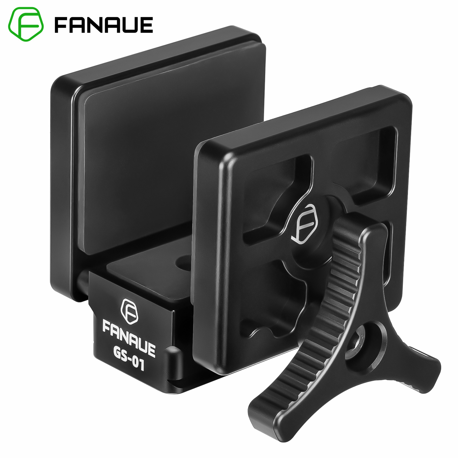 FANAUE GS-01 サドルマウント ライフルクランプアダプター 狩猟用三脚 Arca Swiss QR プレート