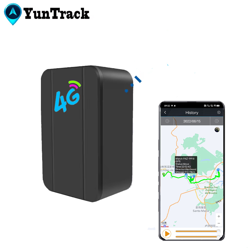 ミニ GPS トラッカー ペット 犬 子供 貴重品ロケーター 紛失防止追跡 聞く 音 衝撃 移動 アラーム 4G Cat1 LTE-FDD 無料ウェブサイト
