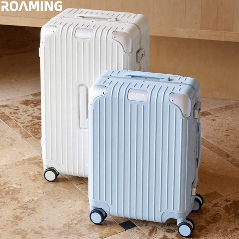 ローミング高級スーツケース PC 素材アルミ合金フレーム TSA ロックローリング荷物旅行大容量 20/24/26/28/30 インチ