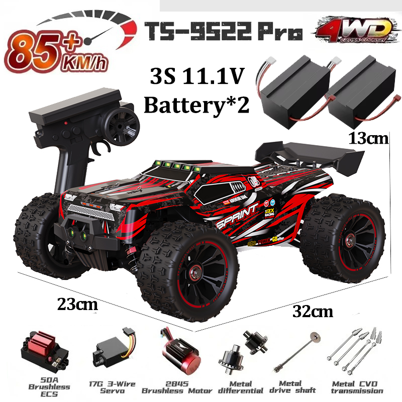 1:16 WLtoys 9522 プロプロフェッショナルレーシングカー 85 キロ/h 4WD ブラシレスリモートコントロール車両ロードオフロードドリフトタイプ Rc カーギフト