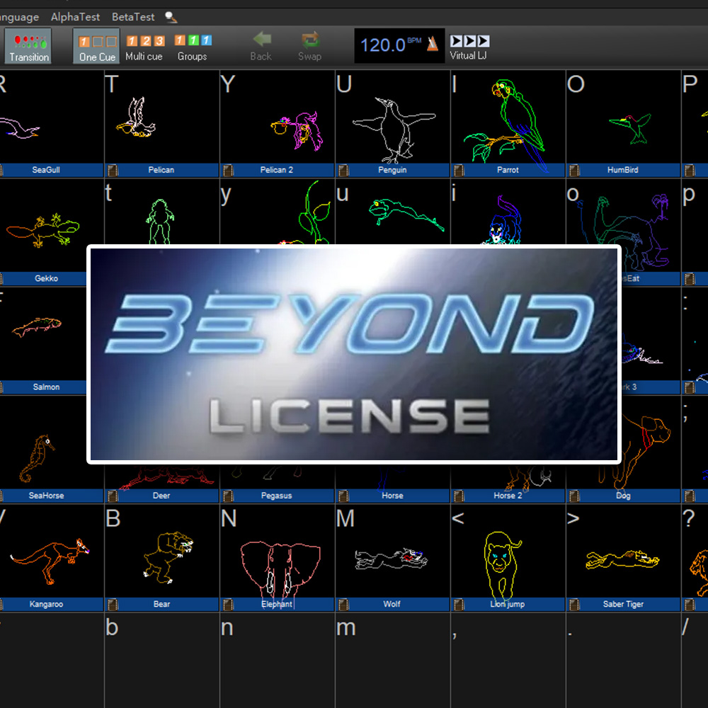 Beyond 5.5 ソフトウェア Ultimate バージョン ステージ ライト DMX インターフェイス 512dmx Windows ドングルおよび USB ドングルを超えるソフトウェア