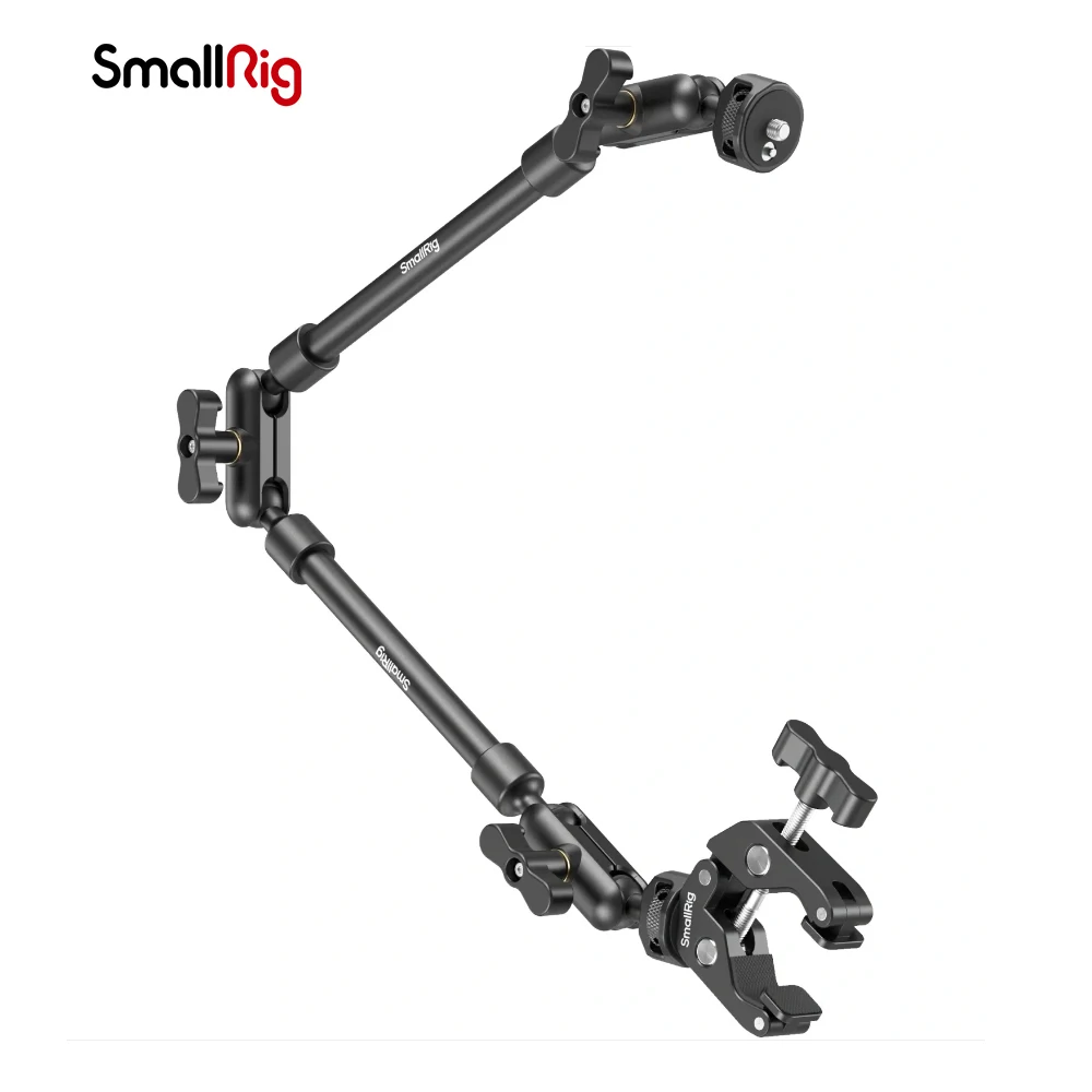SmallRig 調整可能なマジックアーム カニクランプキット付き デスクトップ三脚 スマートフォン ウェブカメラ アクションカメラ 4766