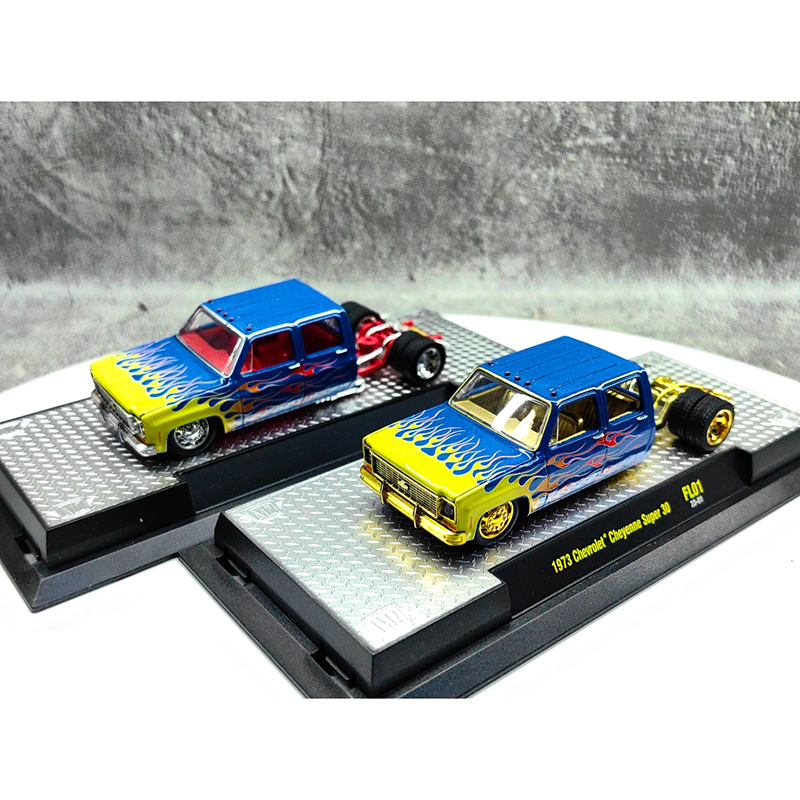 M2 ダイキャスト 1:64 スケール 1973 シャイアン スーパー 30 合金車両モデル完成したシミュレーション コレクション装​​飾ギフトおもちゃディスプレイ