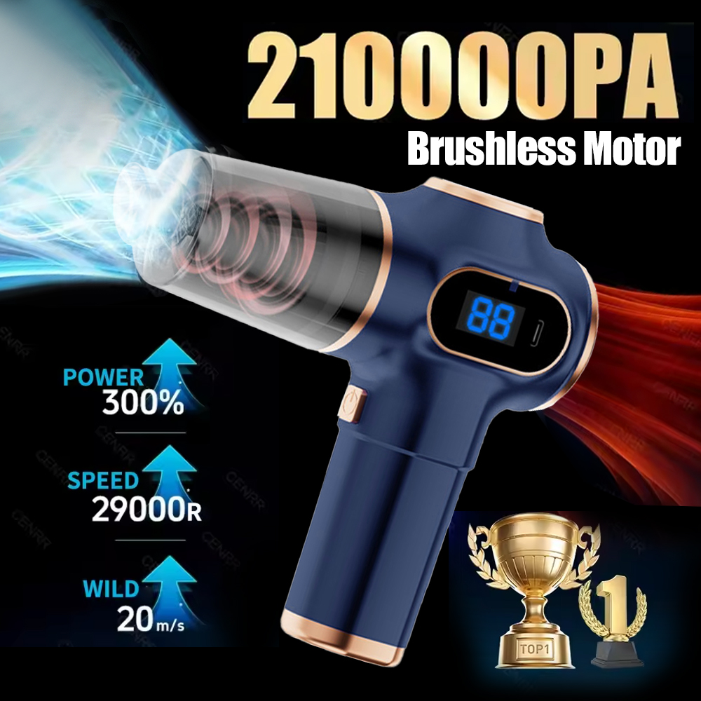 210000PA 車の掃除機ポータブルワイヤレスクリーナー強力な強力な吸引ハンドヘルド洗浄機家庭用電化製品