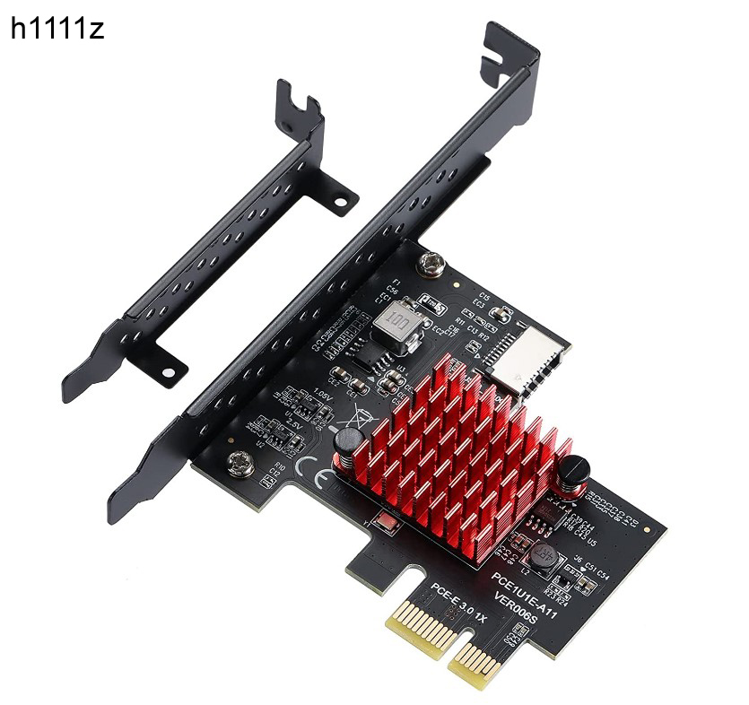 新製品 アドオンカード PCI Express 3.0 X1 USB 3.2 TYPE-E カード PCIe フロント Type-C アダプター ライザー Type-E USB3.2 A-KEY 10Gbps 拡張カード