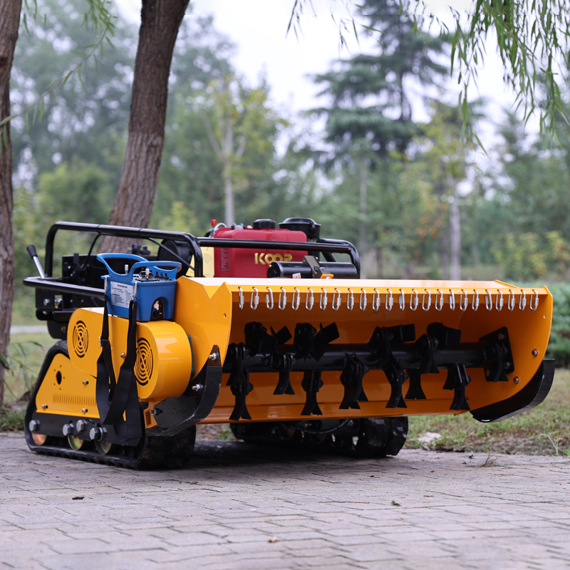 カスタマイズされた高 RC ゼロターンミニトラクターフレイルモアロボットミニリモート芝刈り機スマート