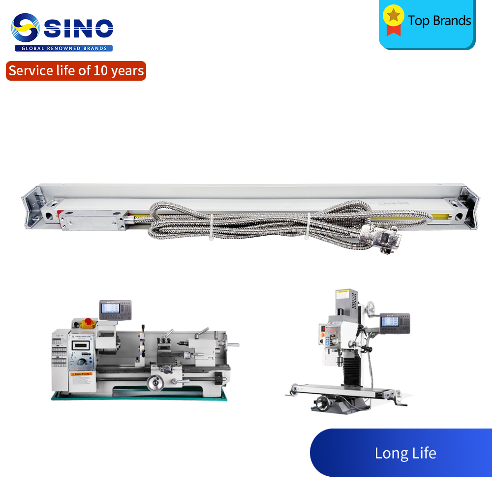 SINO 0.005mm K35 500mm 550mm 600mm 650mm 700mm 800mm 850mm 900mm 950mm 1000mm TTL 光学グレーティング定規センサー リニアスケール