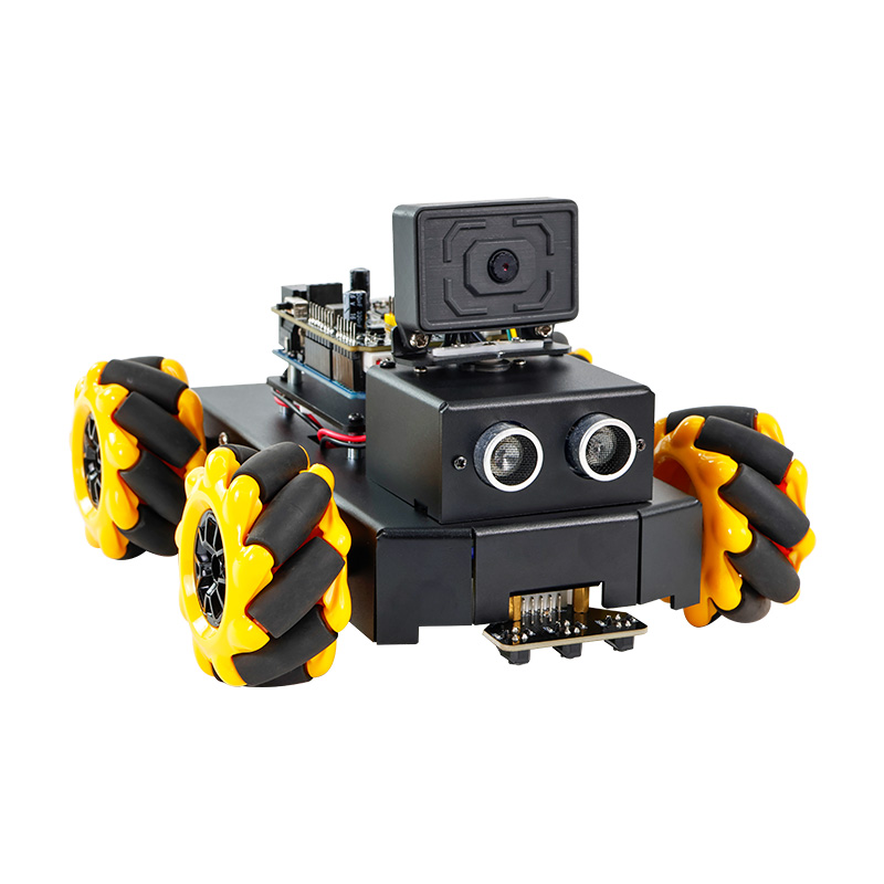 U-N-O R3をベースにしたリアルタイムビデオ送信機能を備えた360度全方向移動Roboduino V2メンタルロボットカー