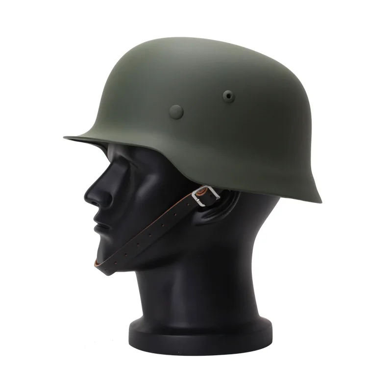 戦術ドイツ WW2 第二次世界大戦全鋼ヘルメット Stahlhelm 軍事陸軍オートバイ M1935 記念 M35 ヘルメット安全ヘルメット