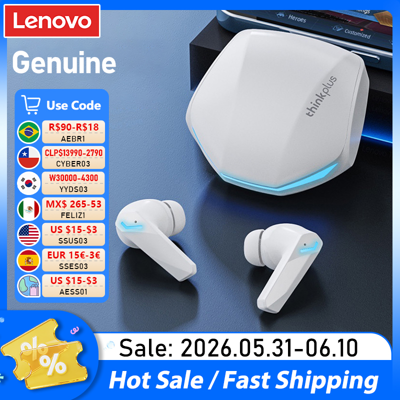 Choice Lenovo GM2 Pro TWS ワイヤレス Bluetooth V5.4 イヤホン HD 通話低遅延ヘッドフォンデュアルモード音楽ゲームイヤホン GM2PRO