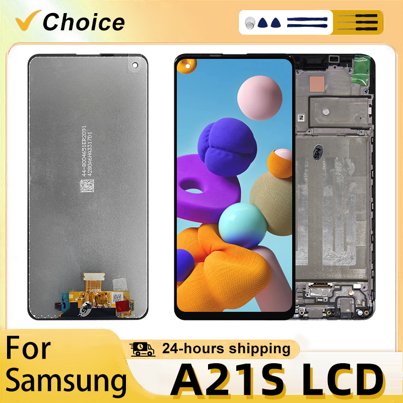 6.5 "IPS 液晶サムスン A21S 液晶ディスプレイタッチスクリーンデジタイザサムスン A217 液晶 SM-A217F/DS A217M/DS 液晶交換部品