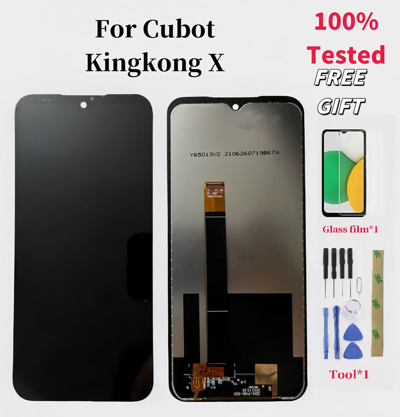 100% 新しいオリジナル Cubot kingkong X LCD ディスプレイタッチスクリーンアセンブリ交換テストよく Cubot Kingkong X Pro LCD