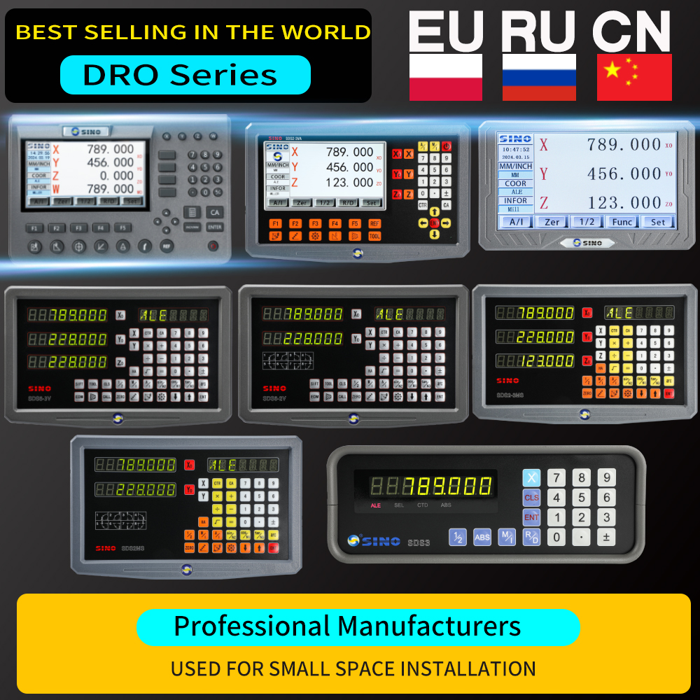 SINO High-quality DRO Series 1/2/3/4 Axis Digital Readout LCD Touch Screen Display