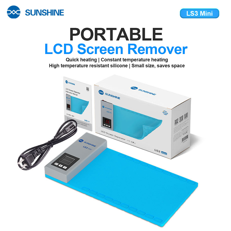 サンシャイン LS3 ミニ液晶画面リムーバー加熱ステージセパレーターパッド電話 IPad 修理分離パッド液晶解体 Treasu