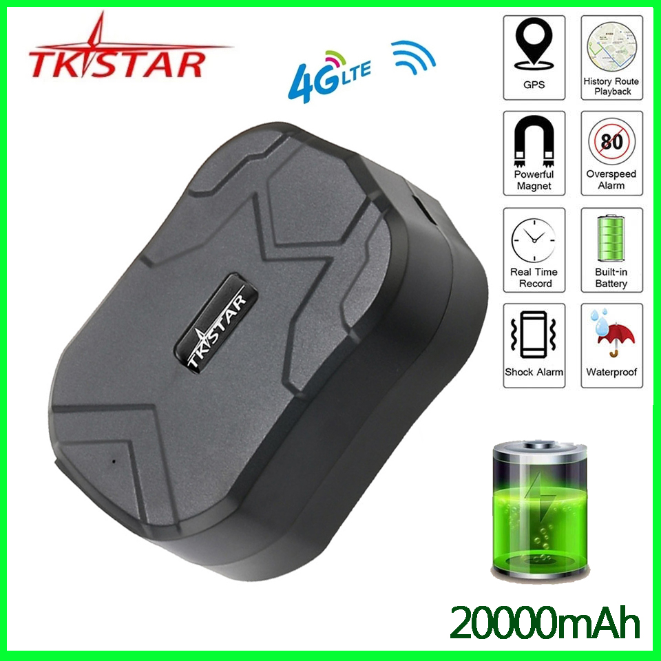 TKSTAR Car Tracker 2G 4G TK905C GPS Tracker Car 20000mAh GPS Locator Magnet GPS Tracker Car Vehicle GPS Tracker Free Web APP