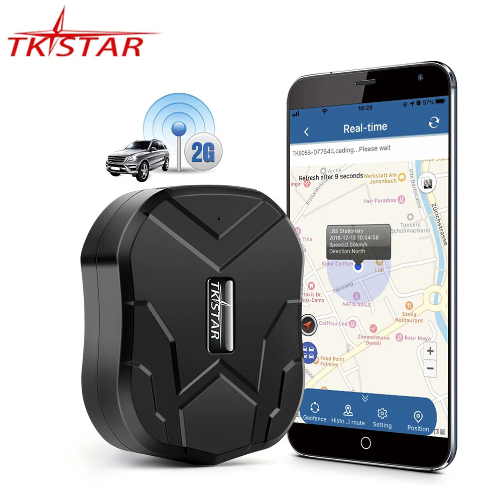 TKSTAR TK905B 車用 GPS トラッカー 10000mAh 150 日間スタンバイ 4G 車両 GPRS 追跡ロケーター防水磁気
