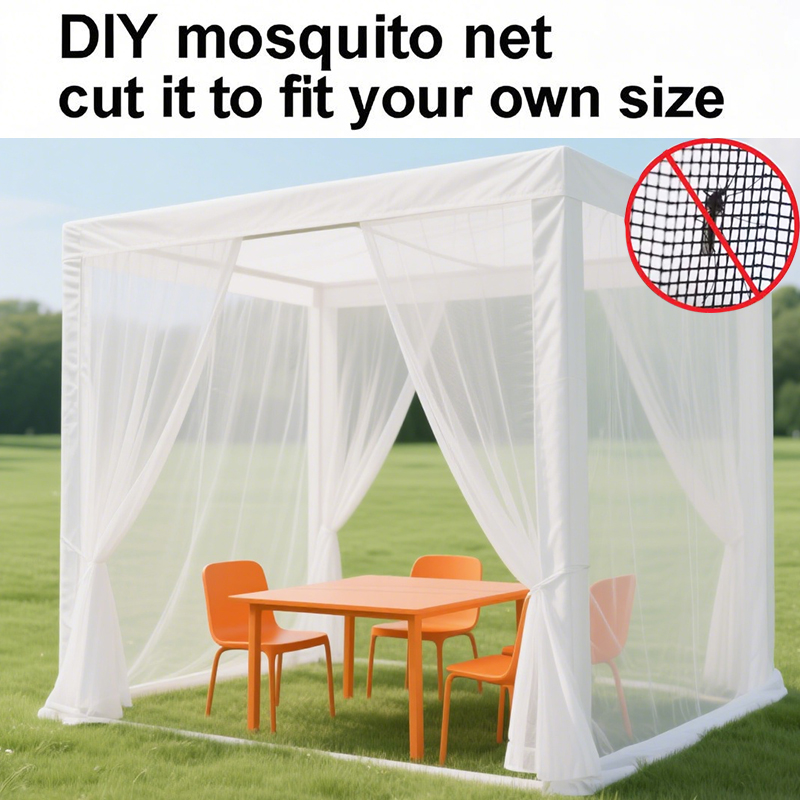 DIY 蚊帳キャンプ屋外狩猟庭寮テントピクニックカットフィットサイズ蚊帳 3*3 4*4 5*5 6*6 7*7 8*8 メートル