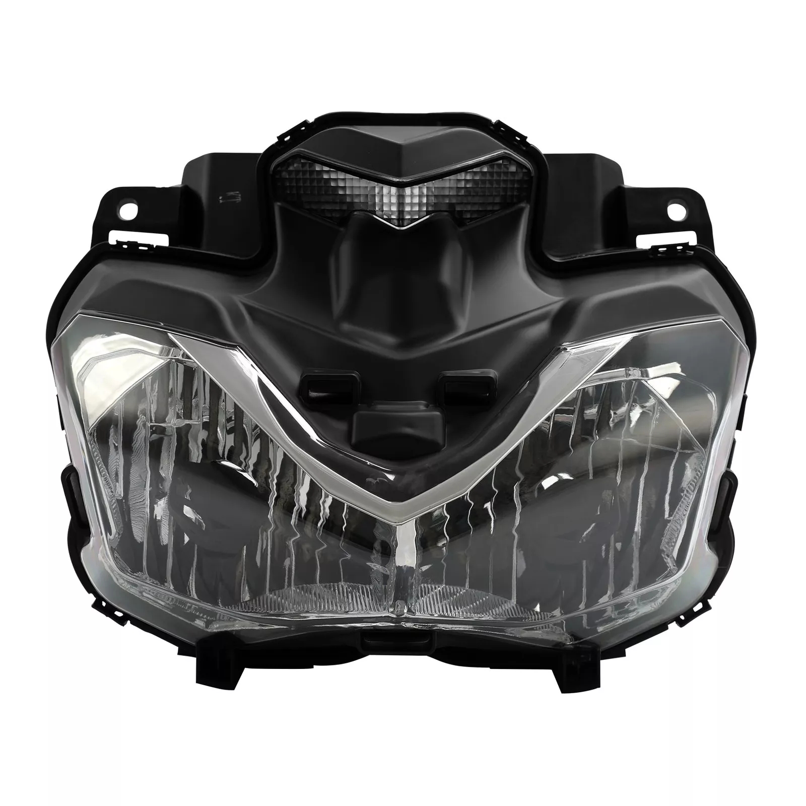 オートバイフロントヘッドライトランプアセンブリクリアレンズカワサキ Z900 Z 900 2017-2019