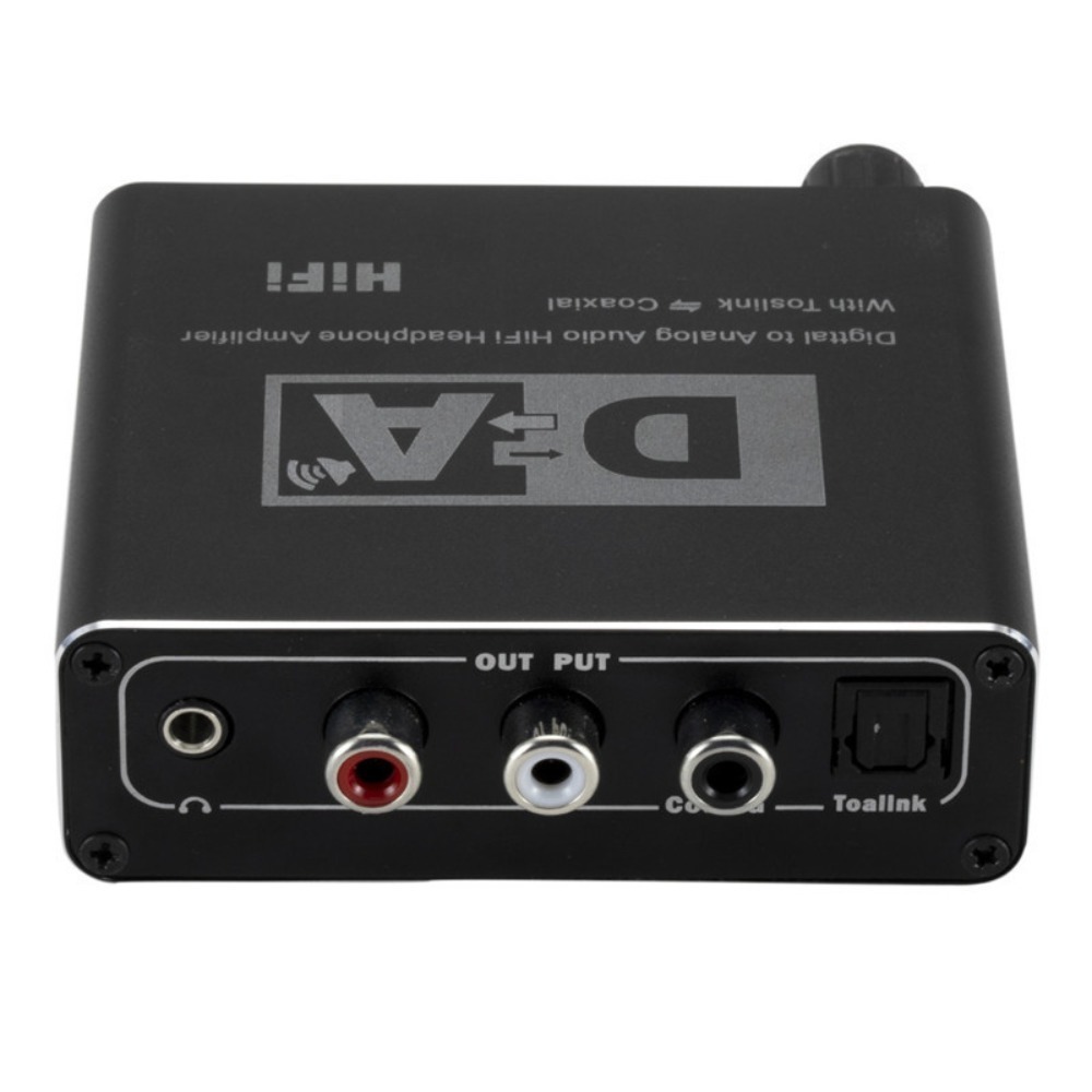 双方向スイッチ DAC デジタルアナログオーディオコンバータ Toslink デコーダ RL オーディオコンバータ 192KHz 3.5 ミリメートル