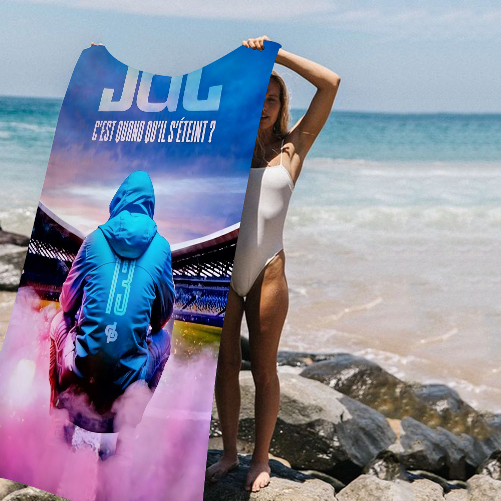 1pc ラッパー Jul 音楽アルバムカバー L-LOL プリントビーチタオル登山ヨガビーチ水泳ランニング吸収性ソフトタオル