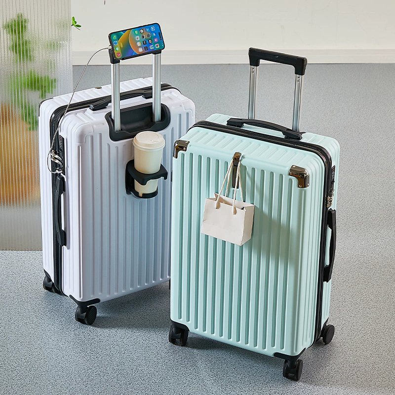 ファッション荷物トラベルバッグ 20/24 インチ荷物スーツケースコンビネーションロックスーツケース