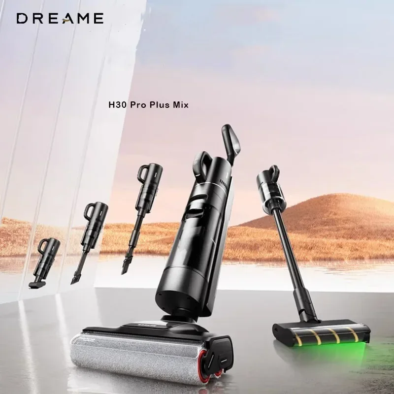 NEW Dreame Double Roll Floor Wash H30 Pro Plus Mix Home Hot Water Sterilization, Cleaning, Dragging, and Vacuum Cleaner