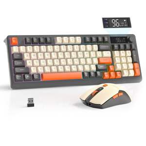 Wolf T96 メカニカルワイヤレスデュアルモードキーボードとマウスセット（94キーLEDイルミネーションキーボード、充電式静音フィルム付き）を無料でプレゼント。
