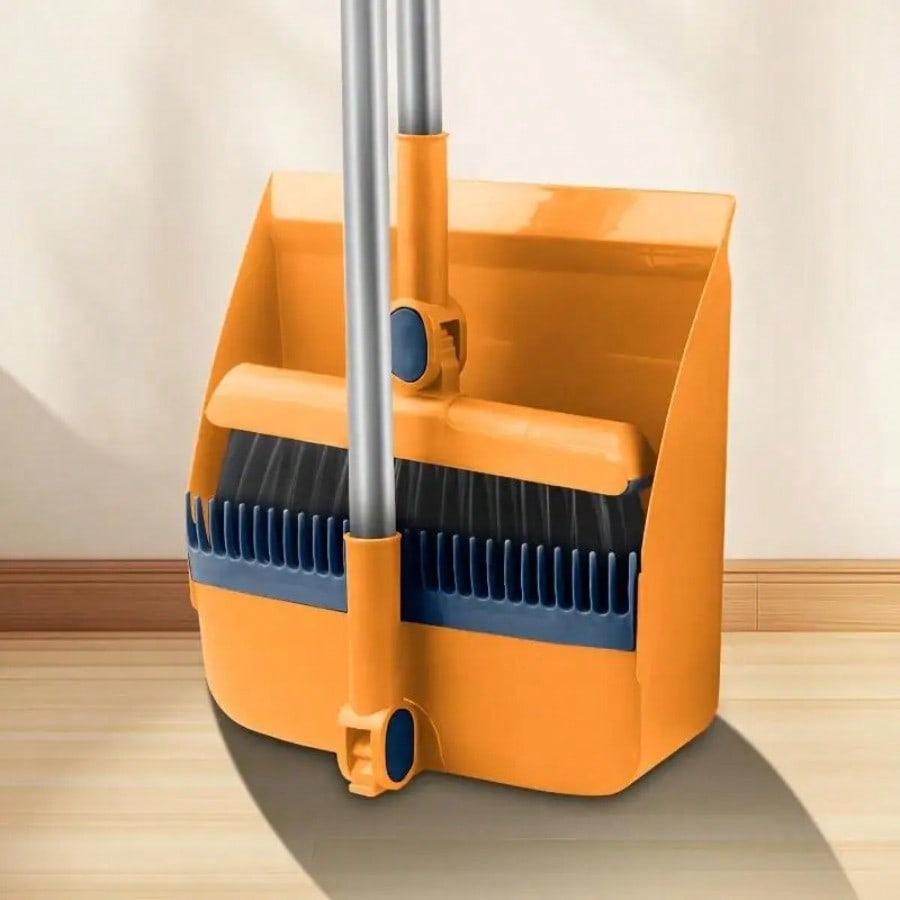 1 セット折りたたみほうきとちりとりの組み合わせ 3-in-1 掃除セット回転可能な家庭用クリーニングツールリビングルーム寝室ペット