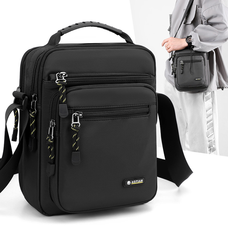 2025 New Men Shoulder Bags Crossbody Bag Multi-function Men's Casual Handbags Small Male Travel Messenger Bags